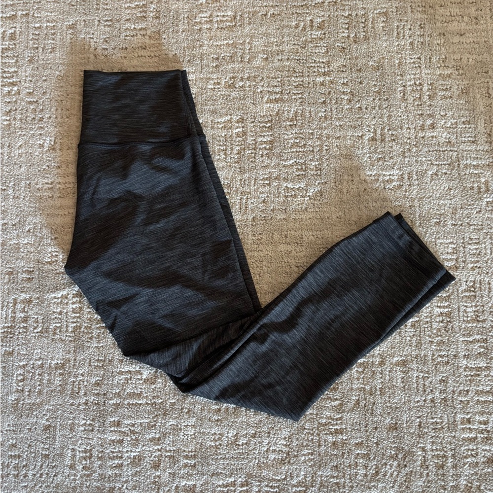 Lululemon Athletica Gray Striped Leggings